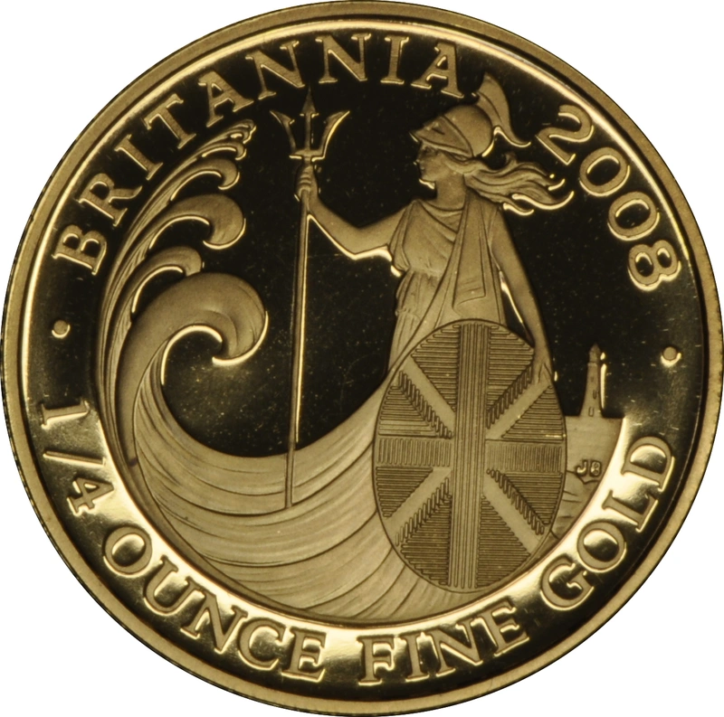 2008 Proof 1/4oz Gold Britannia Coin