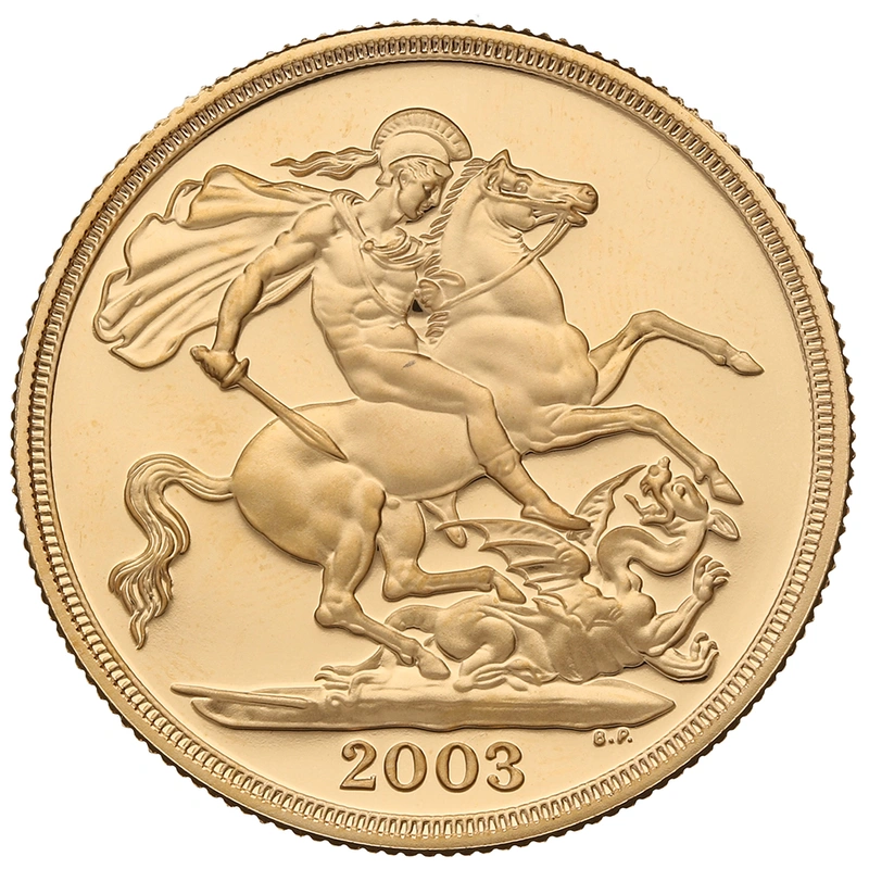 2003 Proof £2 Coin Gold Double Sovereign