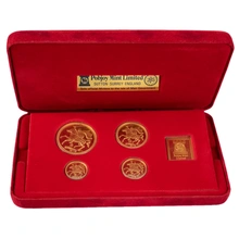 1979 Proof Isle of Man Gold Sovereign 4 Coin Set Boxed