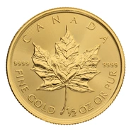 2022 1/2oz Canadian Maple Leaf Gold Coin