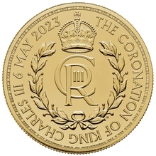 2023 King Charles III Coronation Gold Coin £100 1oz