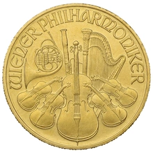 1992 1/4oz Austrian Gold Philharmonic Coin