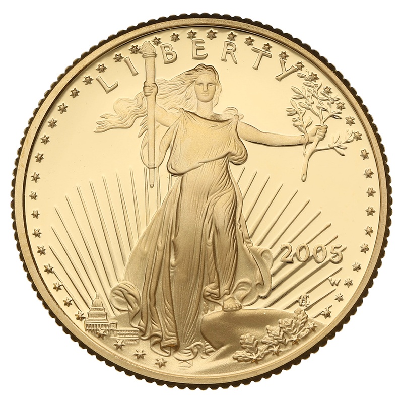 2005 Proof Quarter Ounce Eagle Gold Coin