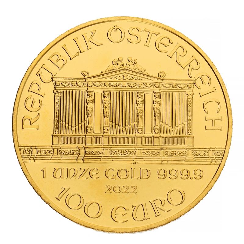 2022 Austrian Gold Philharmonic Coin 1oz