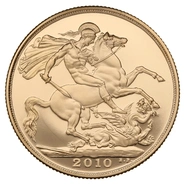 2010 Proof £2 Coin Gold Double Sovereign