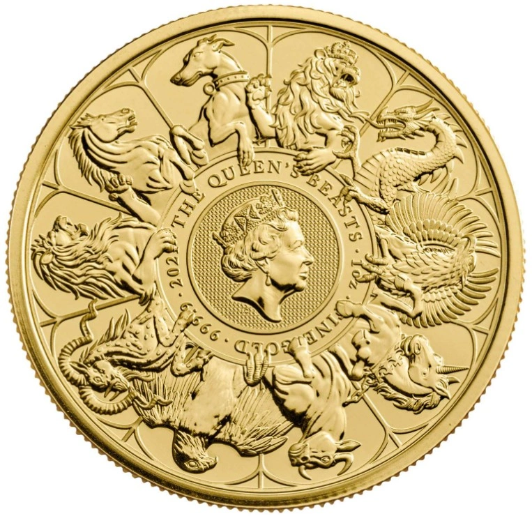 2021 Queen's Beasts Completer Gold Coin 1oz - From €4,912