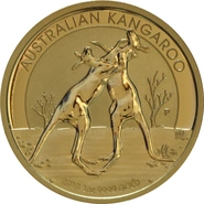 2010 Australian Kangaroo Gold Nugget Coin 1oz