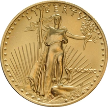 1990 1/2oz American Eagle Gold Coin MCMXC