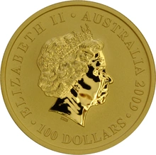 2009 Australian Kangaroo Gold Nugget Coin 1oz