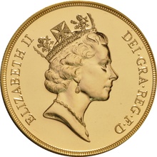 1995 - Gold £5 Brilliant Uncirculated Coin