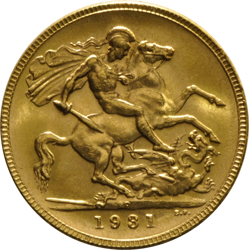 1931 Gold Sovereign Coin George V Perth