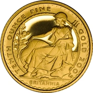 2005 Proof 1/10oz Gold Britannia Coin