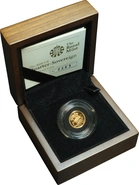 2009 Proof Quarter Sovereign Gold Coin Boxed