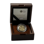 2016 Proof Gold 1 Pound Coin Last Round Pound Boxed