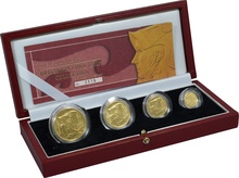 2003 Proof Britannia Gold 4-Coin Boxed Set