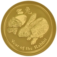 2011 Year of the Rabbit Gold Coin 10oz Perth Mint Australian Lunar Series