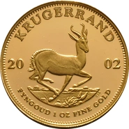 2002 Proof Krugerrand Gold Coin 1oz