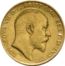 1904 Gold Half Sovereign Edward VII