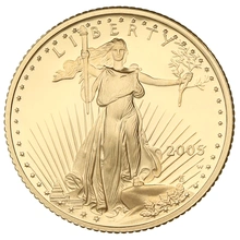 2005 Proof Gold Eagle 4 Coin Set Boxed