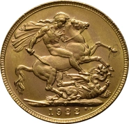1922 Gold Sovereign Coin George V Perth