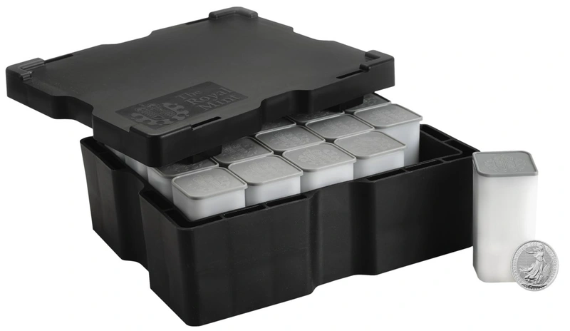 Monster Box of 500 2024 Britannia One Ounce Silver Coins