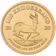 2020 1/10oz Krugerrand Gold Coin