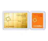 10 x 1/10oz Gold Bar CombiBar Valcambi