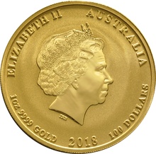 1oz Perth Mint Year of the Dog 2018 Gold Coin