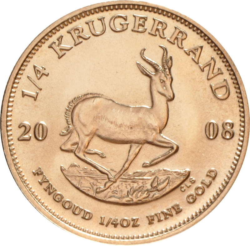 2008 1/4oz Krugerrand Gold Coin