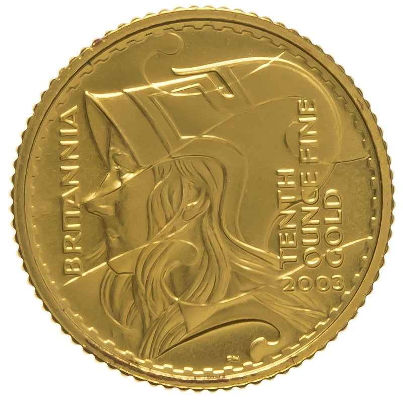 2003 Proof 1/10oz Gold Britannia Coin