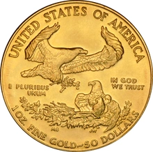 1990 American Eagle Gold Coin 1oz MCMXC