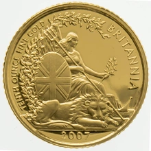 2007 Proof 1/10oz Gold Britannia Coin