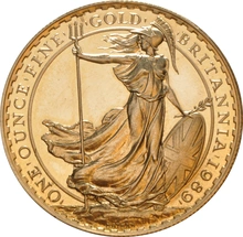 1989 Gold Britannia Coin 1oz