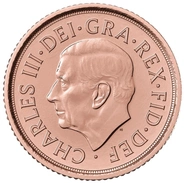 Gold Half Sovereign King Charles III