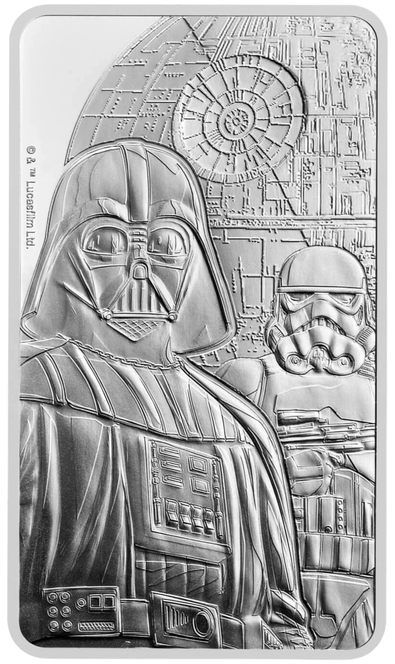 10oz Silver Bar Star Wars Dark Side