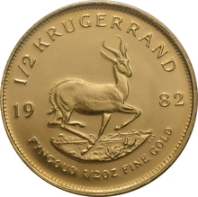 1982 1/2oz Krugerrand Gold Coin