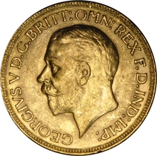 1929 Gold Sovereign Coin George V Perth