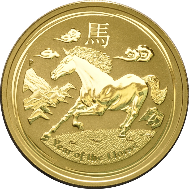2014 Perth Mint 1oz Year of the Horse Gold Coin