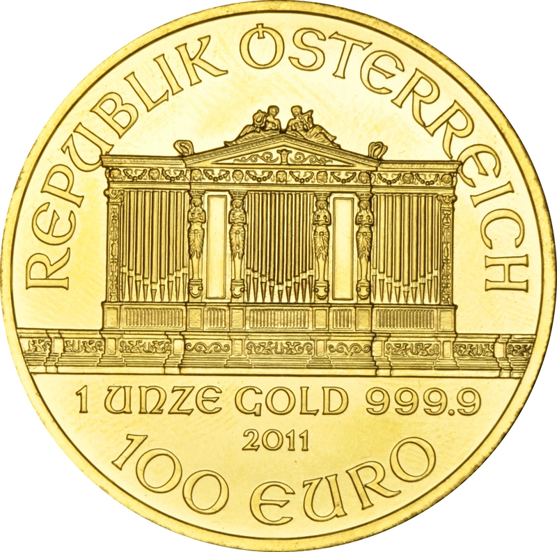 2011 1oz Austrian Gold Philharmonic Coin