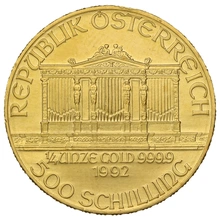 1992 1/4oz Austrian Gold Philharmonic Coin