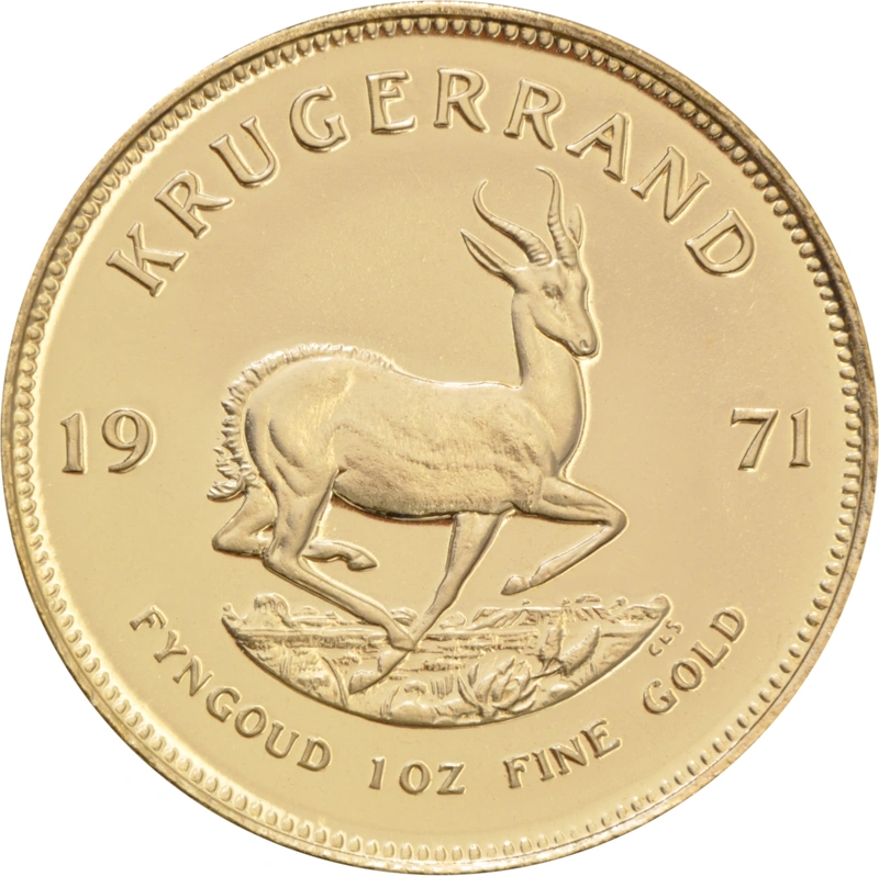 1971 Proof Krugerrand Gold Coin 1oz
