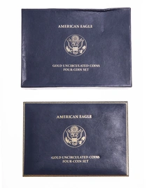 2007 Gold Eagle Uncirculated 4 Coin Set Boxed