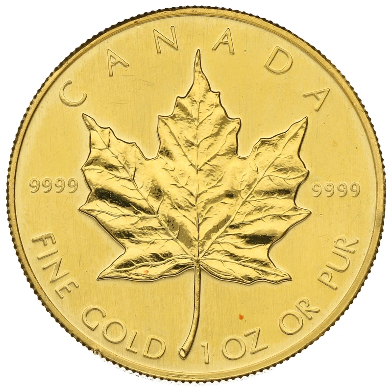 1984 Canadian Maple Leaf Gold Coin 1oz
