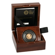2015 Proof Quarter Sovereign Gold Coin Boxed