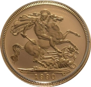 1990 Proof Gold Half Sovereign Elizabeth II Third Head