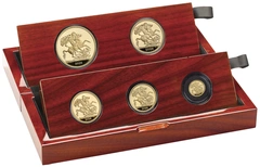 2026 Sovereign Five Coin Gold Proof Set Boxed