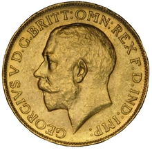 1917 Gold Sovereign Coin George V Canada