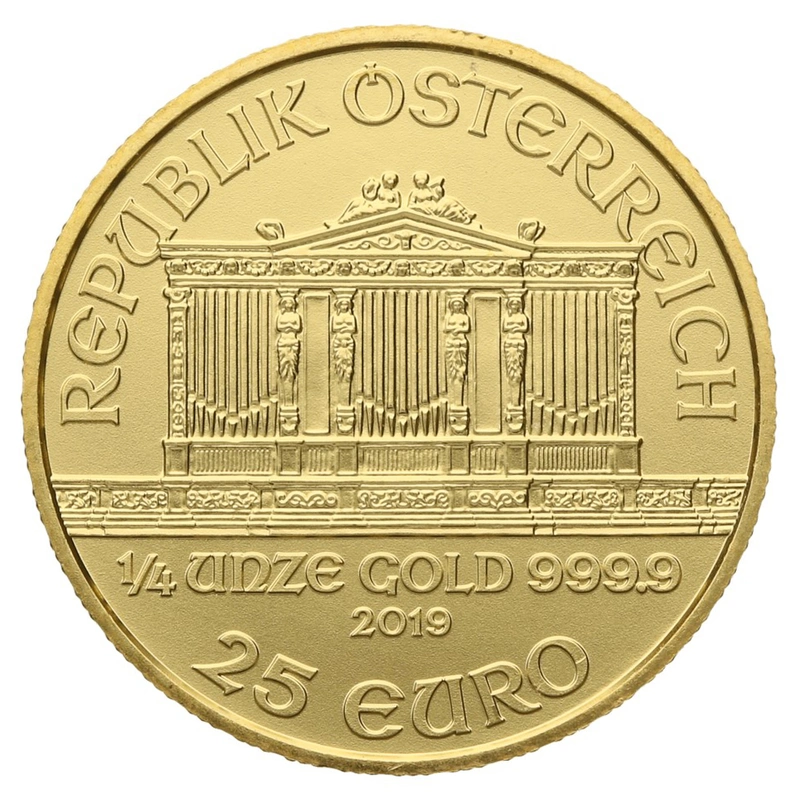 2019 1/4oz Austrian Gold Philharmonic Coin