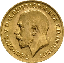 1911 Gold Half Sovereign George V London