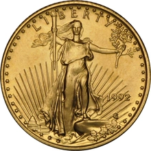 1992 1/10oz American Eagle Gold Coin